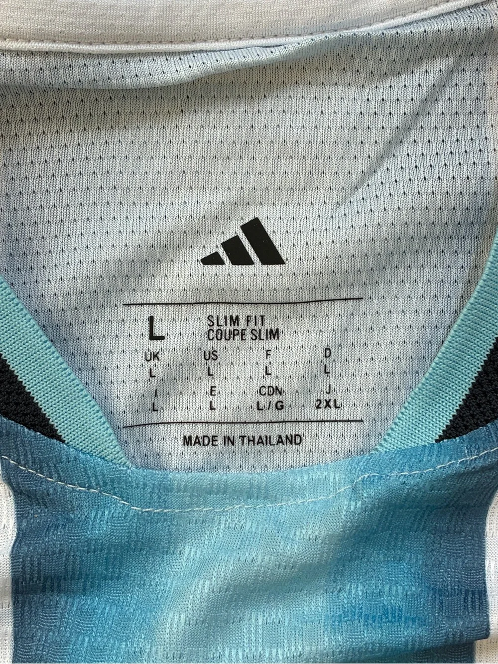 adidas Argentina Men's Home Soccer Jersey - Player Version